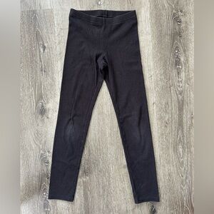 Girl black leggings size M